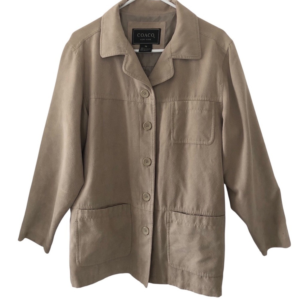 COACO New York Faux Suede Jacket WOMENS Size Medium